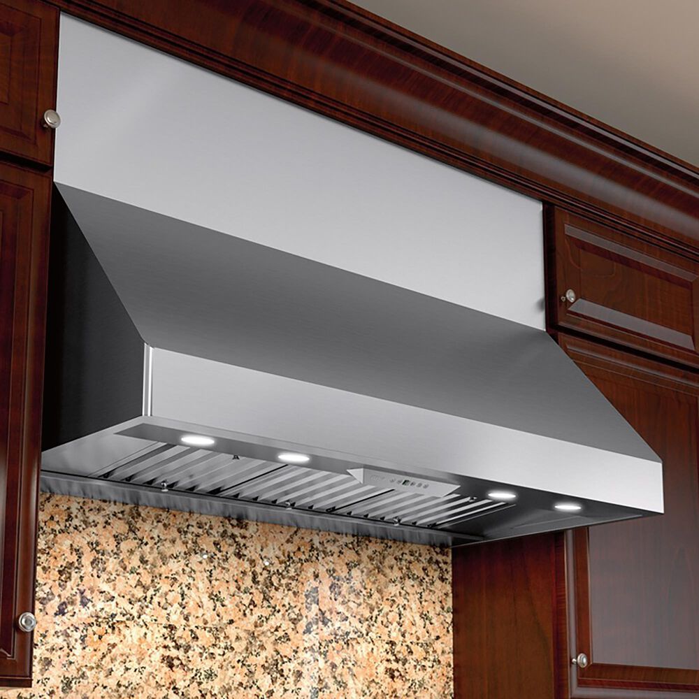 Zephyr Tempest II 30&quot; Wall Mount Range Hood in Stainless Steel, , large