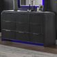 Modern Market Beckett LED Dresser in Black Finish, , large