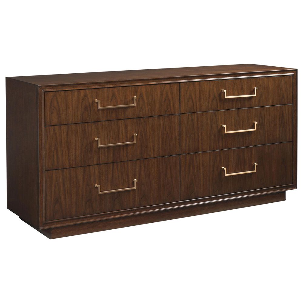 Lexington Furniture Fenwick 6-Drawer Dresser Only in Rich Sable Brown, , large