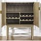 Steve Silver Vida Wine Cabinet in Blonde and White, , large