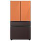 Samsung Bespoke 4-Door French Door Refrigerator Top Panel in Clementine Glass, , large