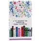 Pavilion Tea Towel with Stacked Book Shape Sponge in White, , large