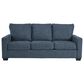 Ashley Rannis Stationary Queen Sofa Sleeper in Navy, , large
