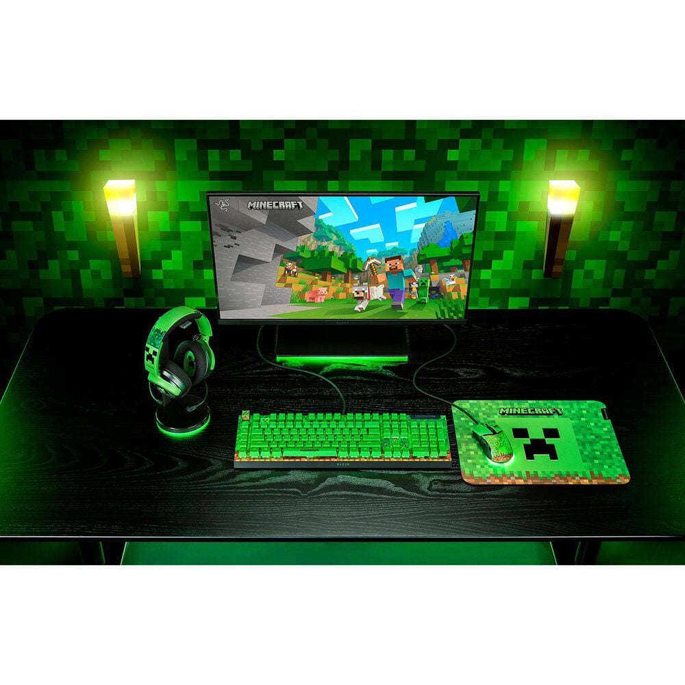 Razer BlackWidow V4 X Minecraft Edition Mechanical Gaming Keyboard in Green, , large