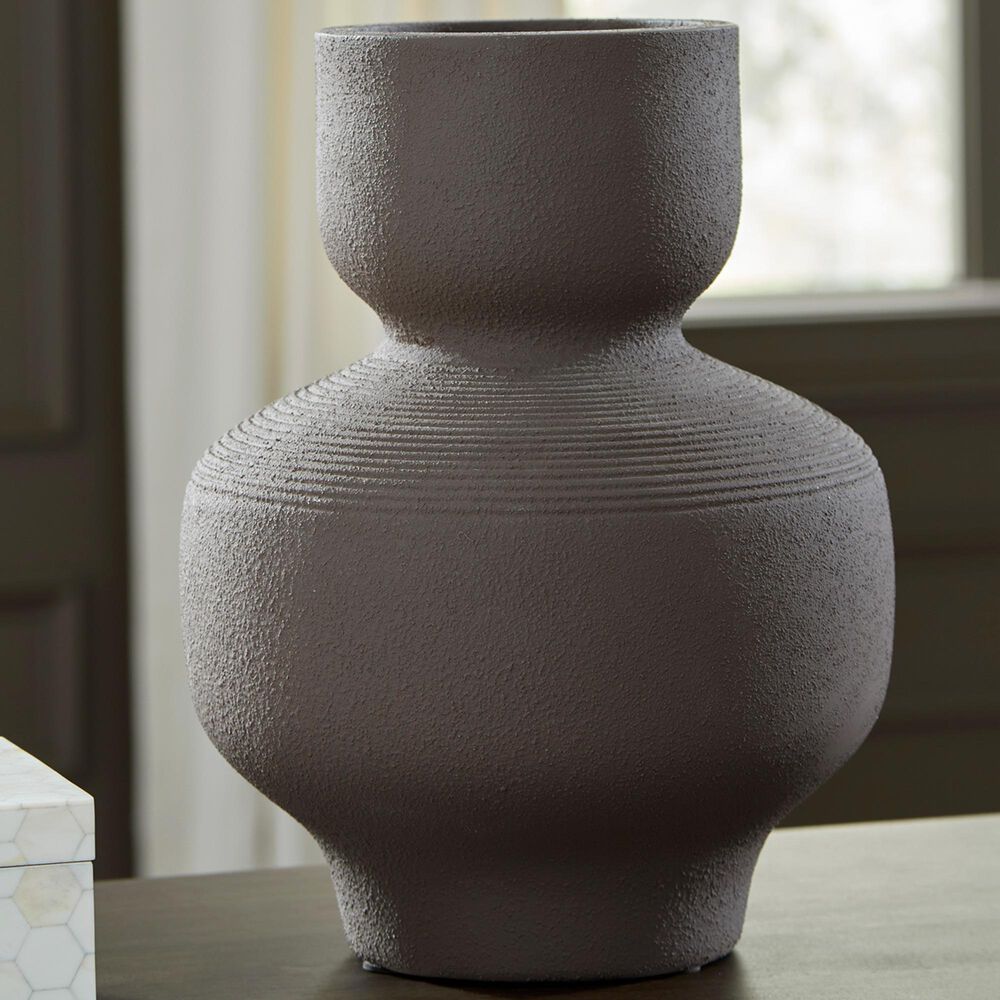 Ashley Dalsen 12.75" Vase in Brown, , large