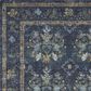 Rifle Paper Co. x Loloi Courtyard 2" x 5" Seville Navy Runner, , large