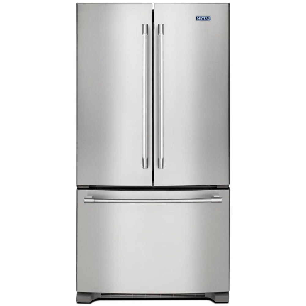 Maytag 20 Cu. Ft. 36" Wide Counter Depth French Door Refrigerator in Fingerprint Resistant Stainless Steel, , large