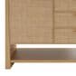 James Martin Vanities Solene 72" Double Bathroom Vanity in Seaside Oak with 3 cm Carrara White Marble Top and Rectangular Sinks, , large