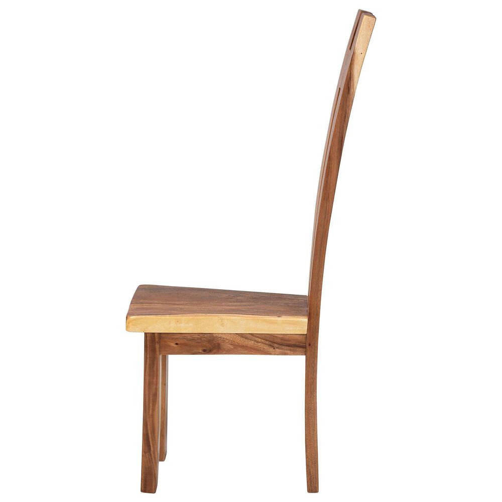 Baxton Studio Lin Side Chair Set of 2 in Natural, , large