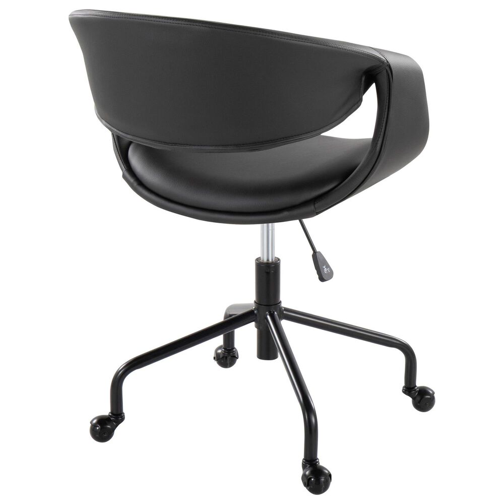 Lumisource Curvo Task Chair in Black, , large