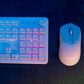 JLab Nightfall Wired Keyboard in White, , large