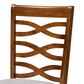 Baxton Studio Ariane 5-Piece Dining Set in Grey/Walnut Brown, , large
