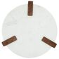 Ashley Isanti 3-Piece Occasional Table Set in White and Light Brown, , large
