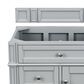 James Martin Vanities Brittany 30" Single Bathroom Vanity in Urban Gray with 3 cm Arctic Fall Solid Surface Top and Rectangle Sink, , large