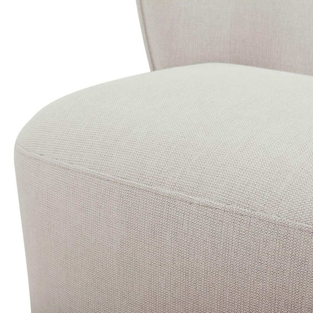 Moe&#39;s Home Collection Larson Rolling Side Chair in Heather Grey, , large