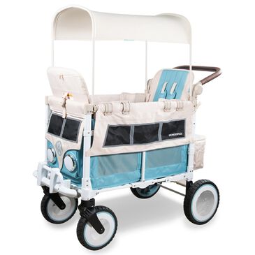 Wonderfold Volkswagen 2-Seater Stroller Wagon in Bondi Blue, , large