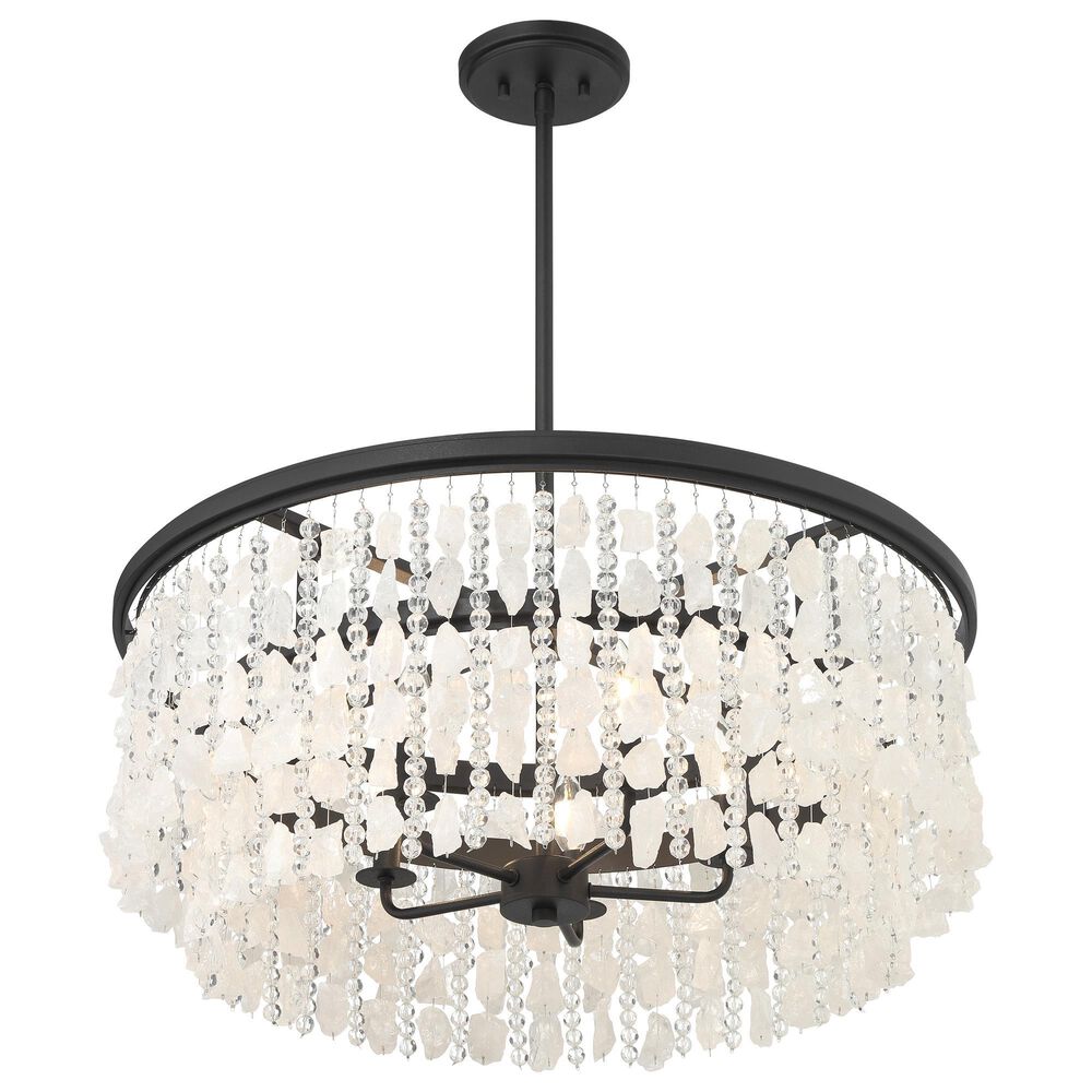 Minka-Lavery Shimmering Elegance 5-Light Chandelier in Sand Coal, , large