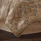 J. Queen New York Luciana 4-Piece King Comforter Set in Beige, , large