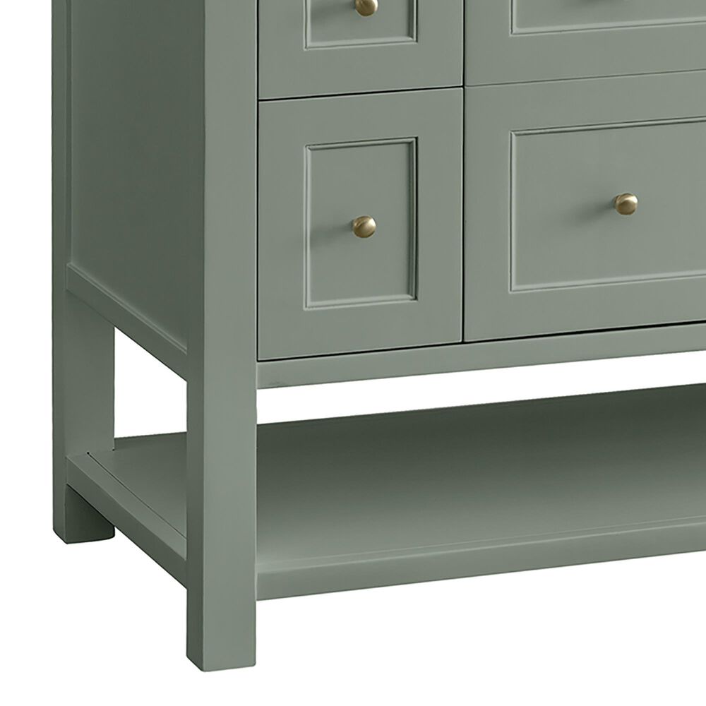 James Martin Vanities Breckenridge 72&quot; Double Bathroom Vanity in Smokey Celadon with 3 cm Ethereal Noctis Quartz Top and Rectangular Sinks, , large