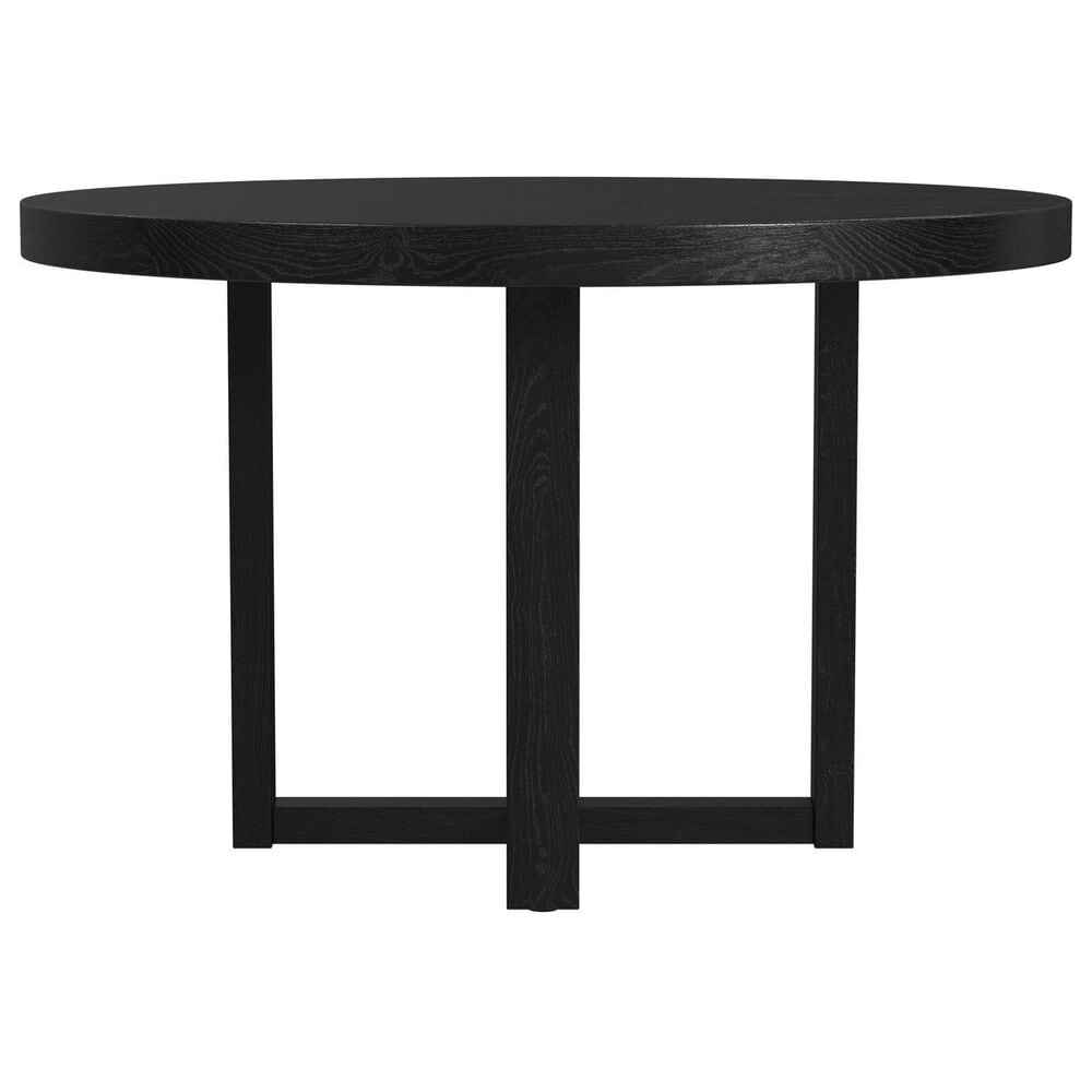 Mayberry Hill Bahama Breeze 5-Piece Round Dining Set in Black, , large