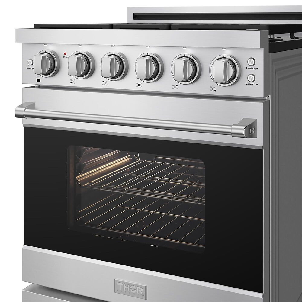 Thor Kitchen Gordon Ramsay Series 30" Professional Gas Range in Stainless Steel, , large