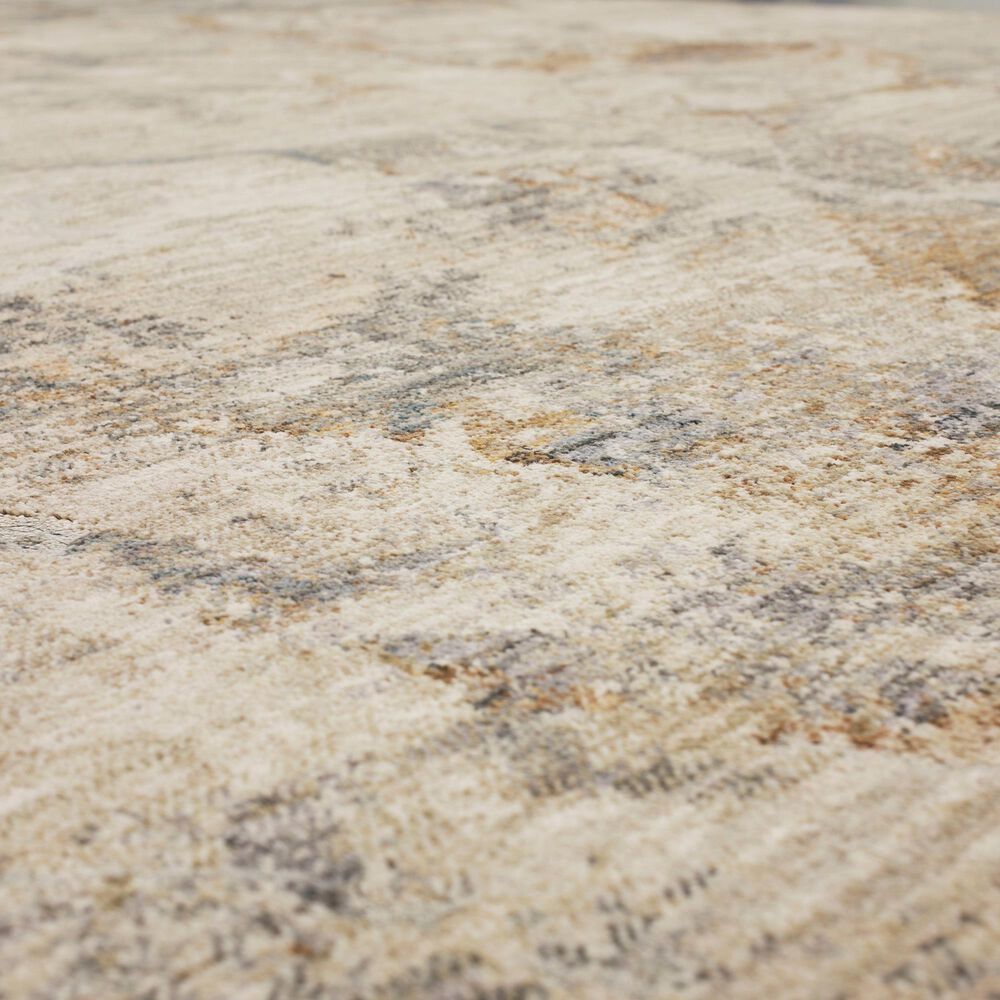 Karastan Echo Tesoro 5&#39; x 7&#39;10&quot; Cream Area Rug, , large