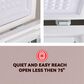 HOMLUX 5 Cu. Ft. Chest Freezer with Adjustable Thermostat in White, , large