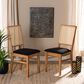 Baxton Studio Idris Side Chair in Oak Brown (Set of 2), , large