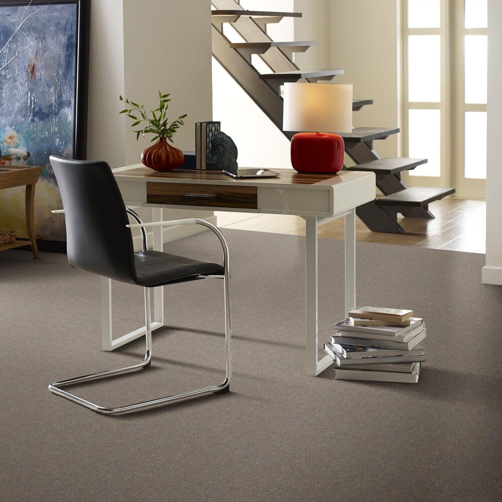 Shaw Simply the Best Attainable Carpet in Smooth Taupe, , large