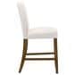 Coaster Paxton Counter Chair with Beige Upholstery in Warm Brown, , large