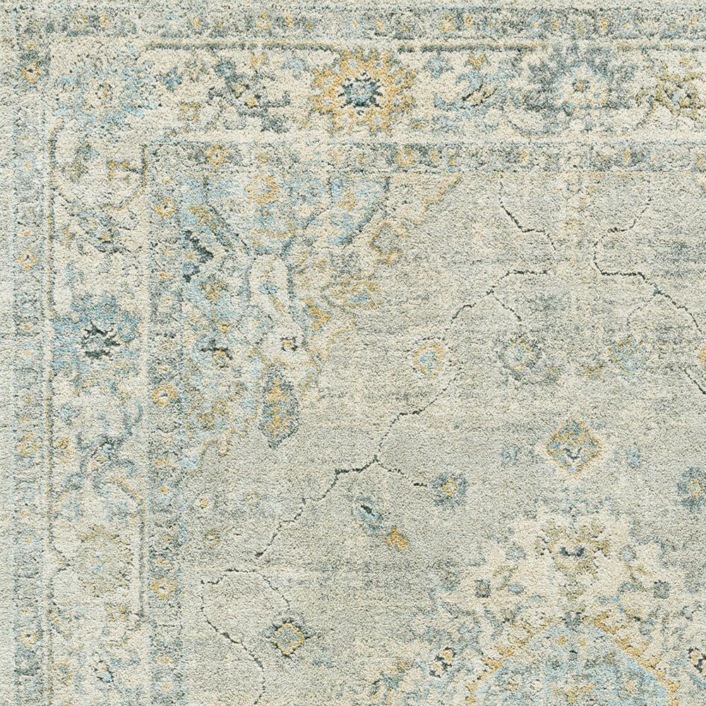 Surya Avellino 5&#39;3&quot; x 7&#39; Light Beige, Gray, Deep Teal, Pale Blue, Tan, Light Olive and Denim Area Rug, , large
