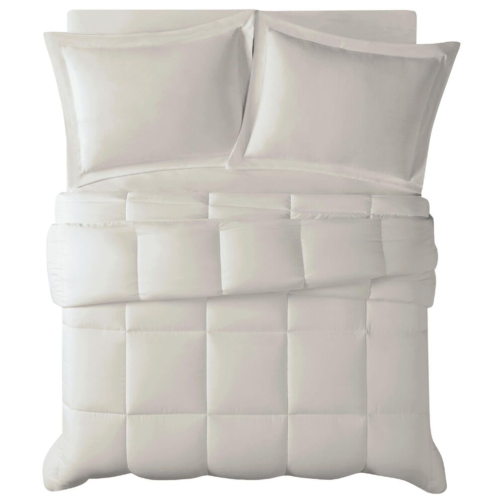 Pem America Truly Calm Antimicrobial 3-Piece King Comforter Set in Khaki, , large