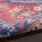 57 Grand by Nicole Curtis Series 1 2" x 6" Red, Beige and Navy Runner, , large