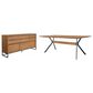 Blue River Nevada 2-Piece Dining Table Set in Balsamico, , large
