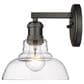 Golden Lighting Carver 1-Light Bath Vanity in Matte Black, , large