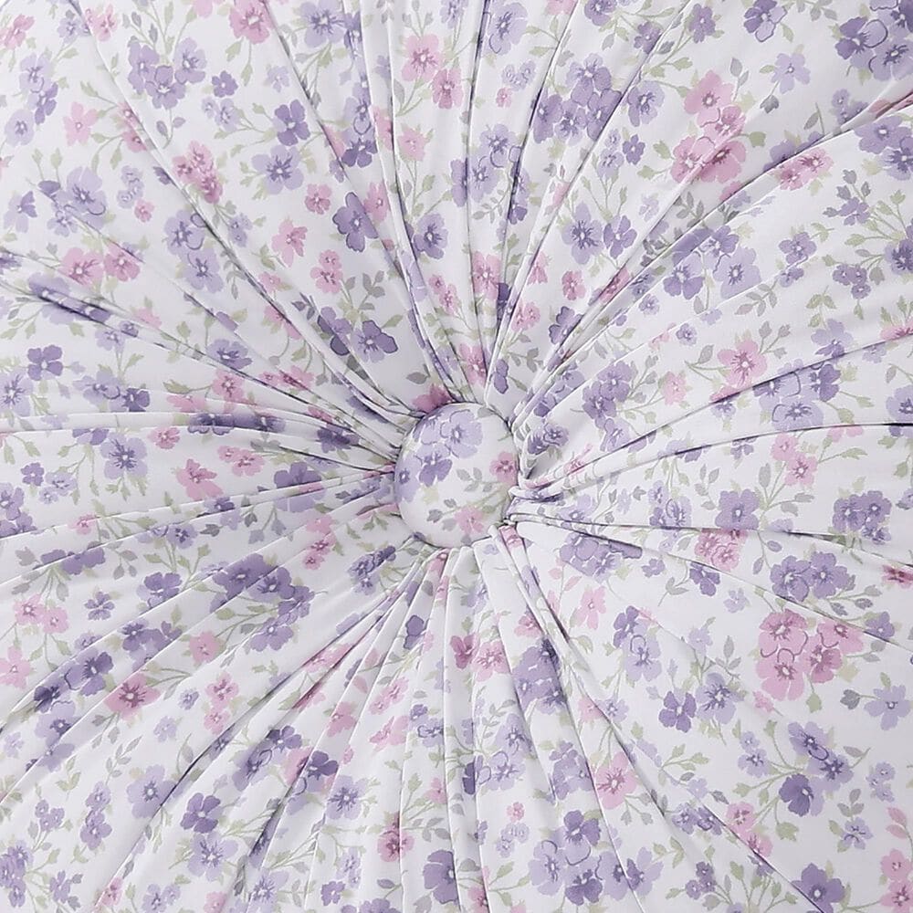 J. Queen New York Nola 15&quot; Round Throw Pillow in English Lavender and Lilac, , large