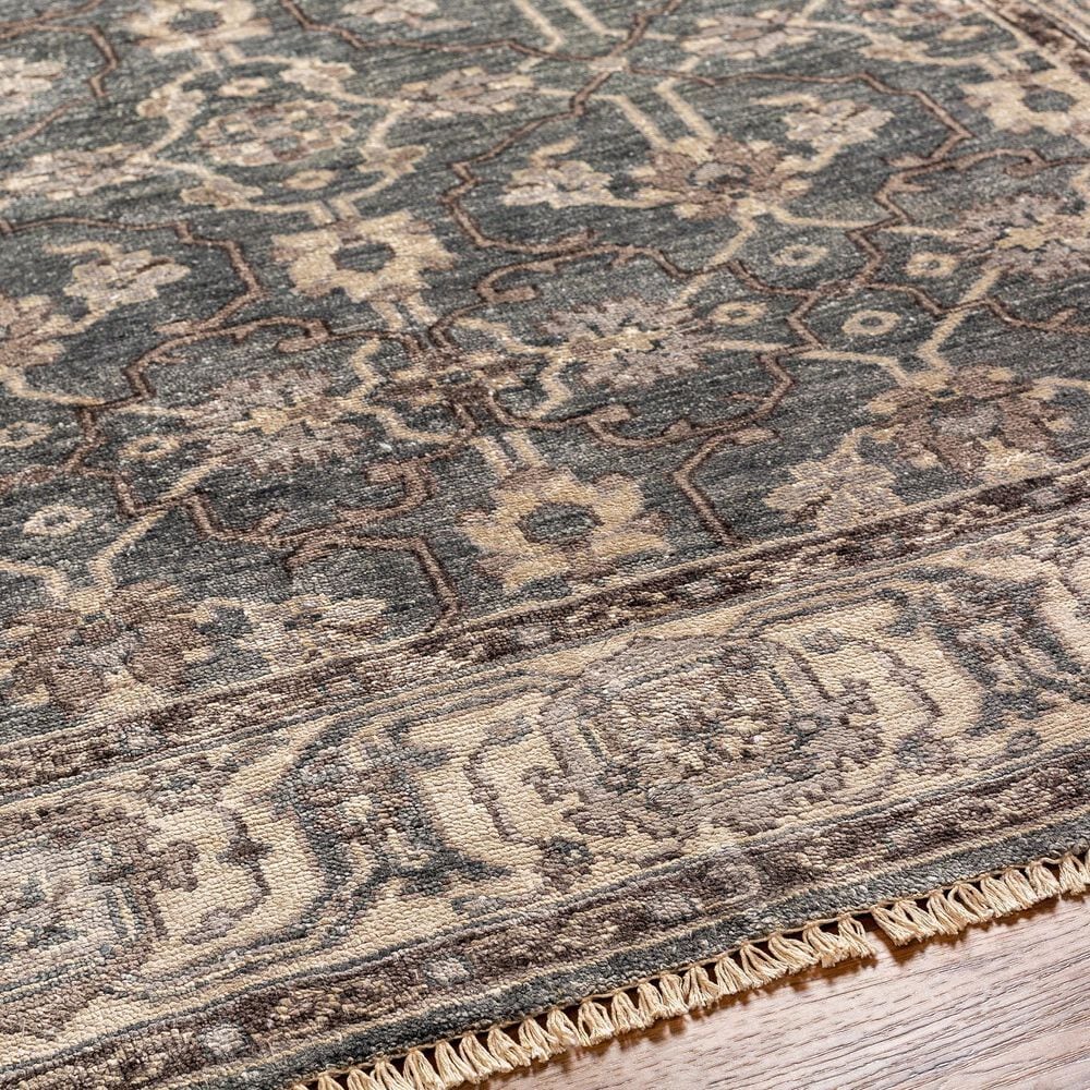 Surya Theodora 12&#39; x 15&#39; Gray, Slate and Dark Brown Area Rug, , large