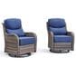 Sunwell Garden 4-Piece Firepit Set in Navy, , large