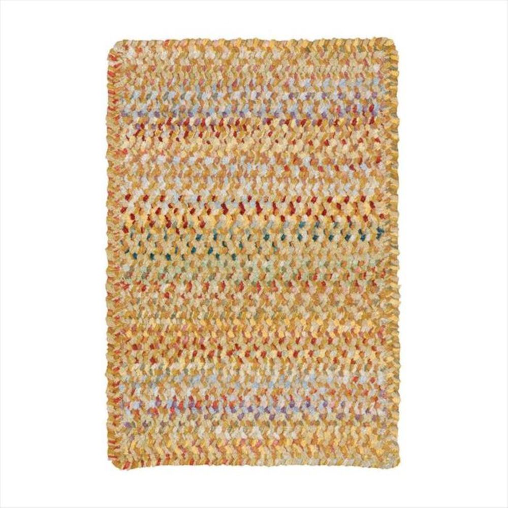 Capel Grand-Le-Fleur 0425 8' x 11' Oval Marigold Area Rug, , large