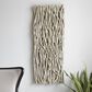 Uttermost 49" x 19" Gathered Teak Wood Wall Decor in Bleached Teak, , large
