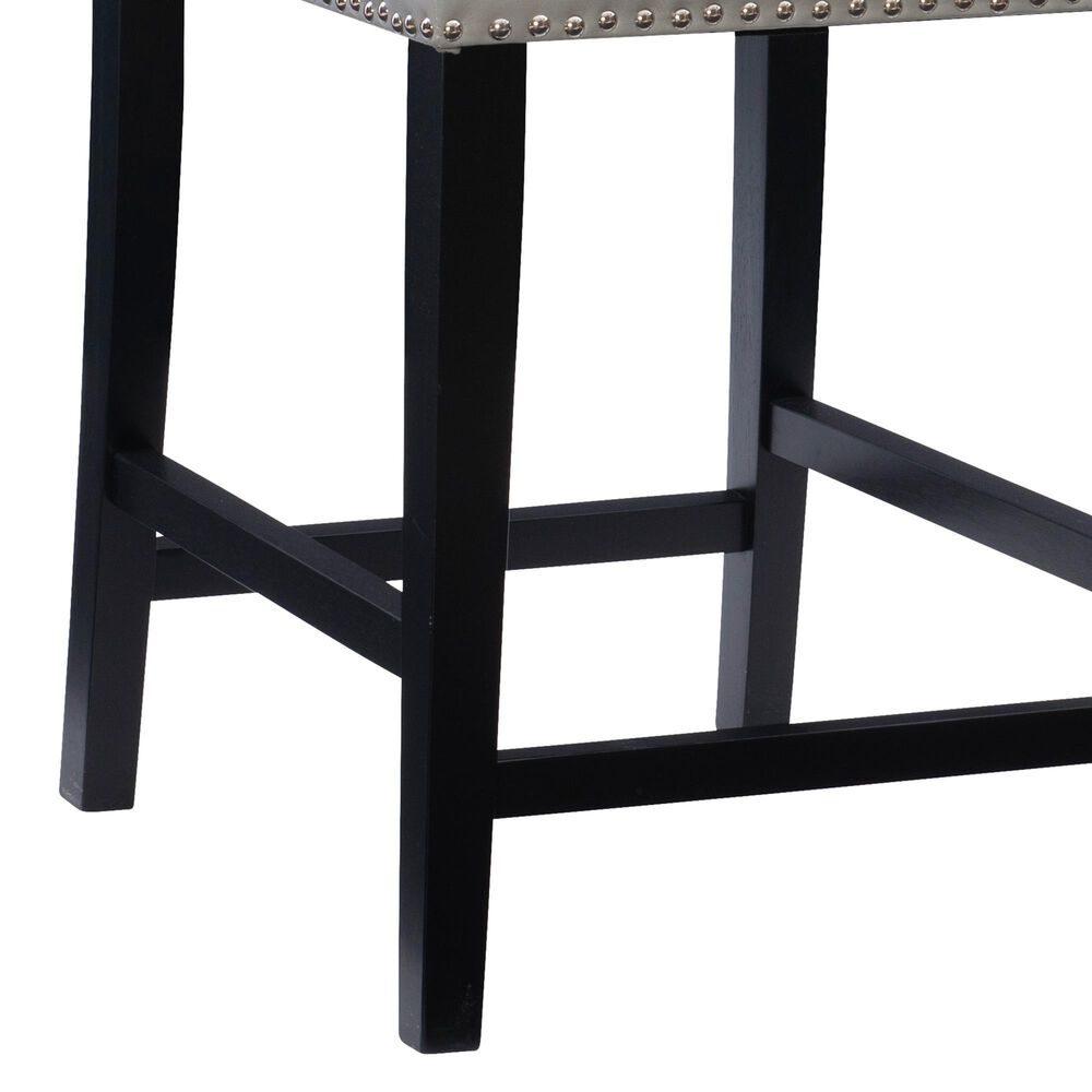 Linon Home Decor Brook Counter Stool in Black, , large
