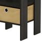 HOMLUX 2-Piece 1-Shelf End Table with Bin Drawer in Espresso, , large