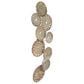 Maple and Jade 19" x 50" Wall Sculptures in Satin Gold, , large
