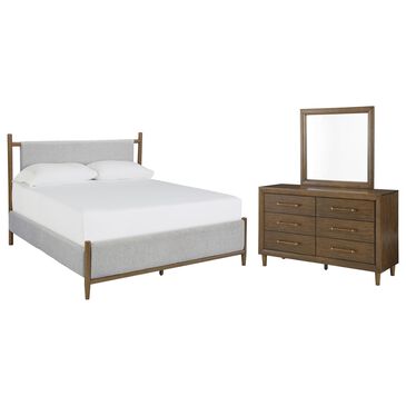 Ashley Lyncott 3-Piece King Bedroom Set in Brown, , large
