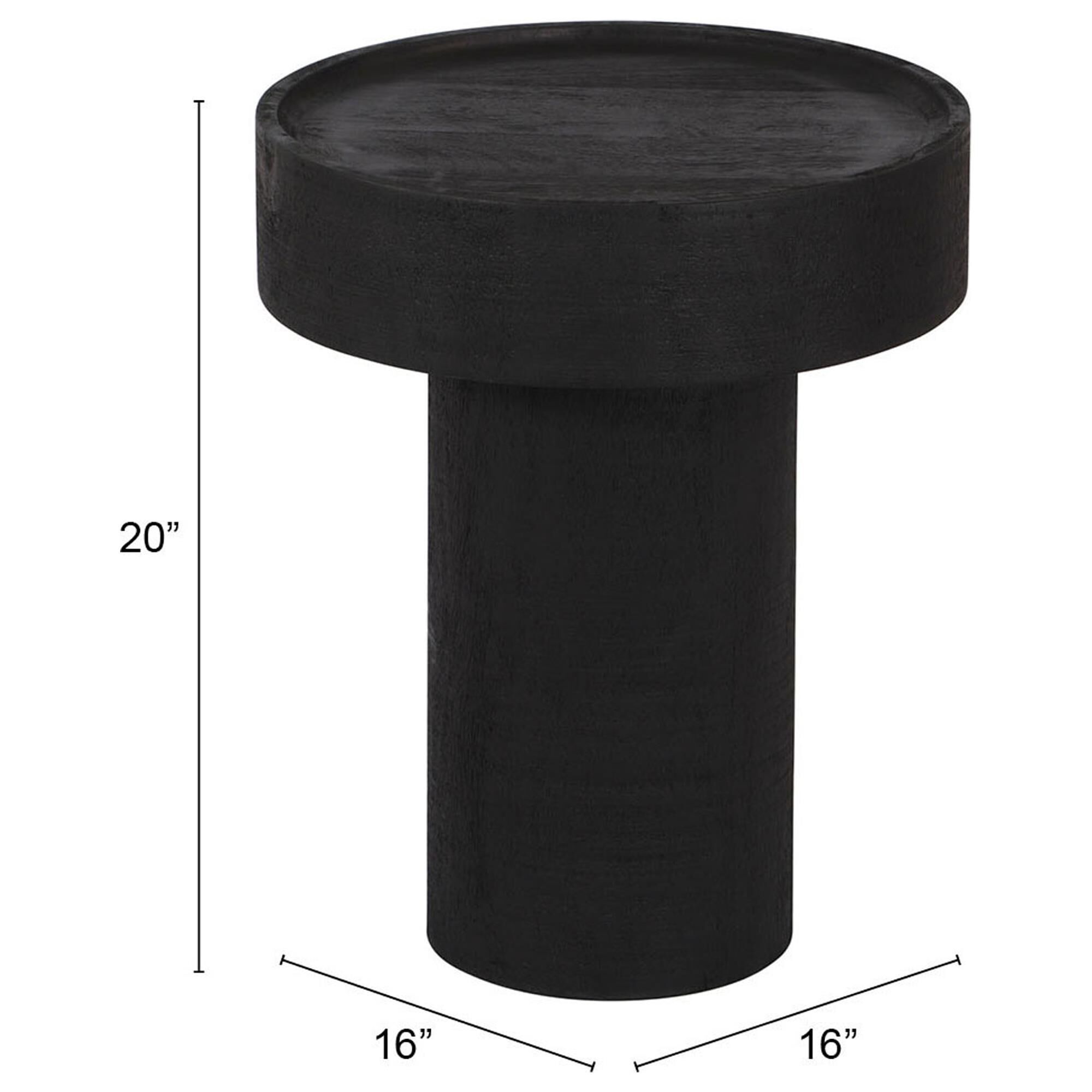 Zuo Modern Watson Round Side Table - Thumbnail 5