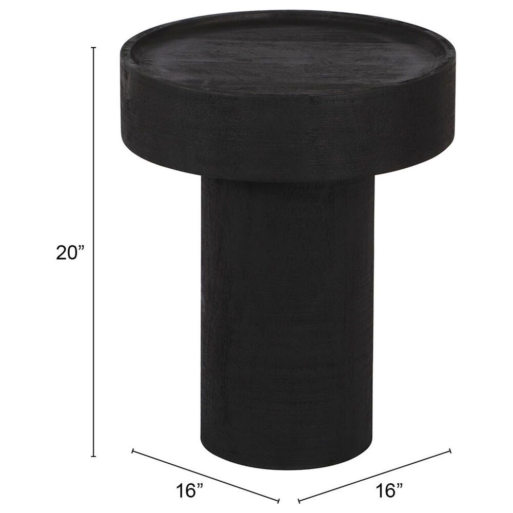 Zuo Modern Watson Side Table in Black, , large