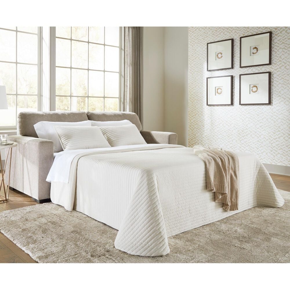 Ashley Bridgepoint Queen Sofa Sleeper in Stone
