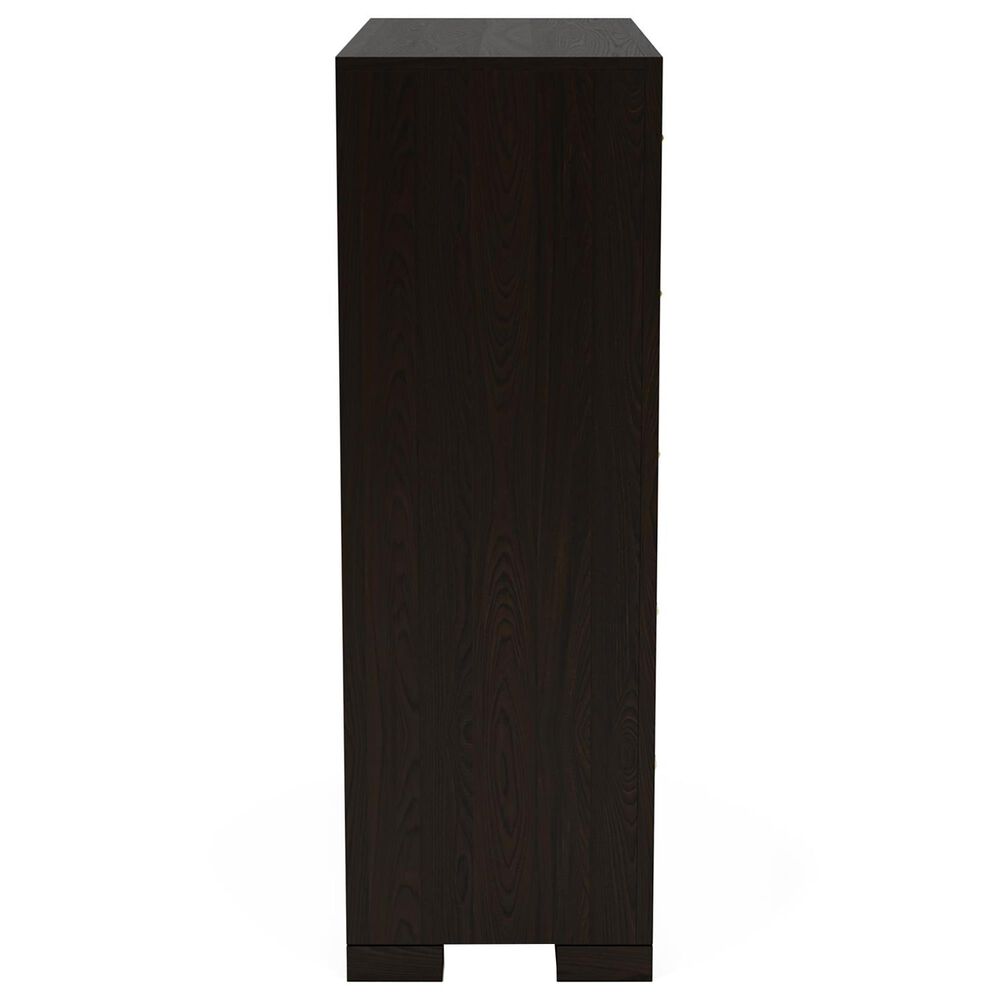 Shannon Hills Lydia 5-Piece Queen Platform Upholstered Bedroom Set in Dark Cabernet, , large