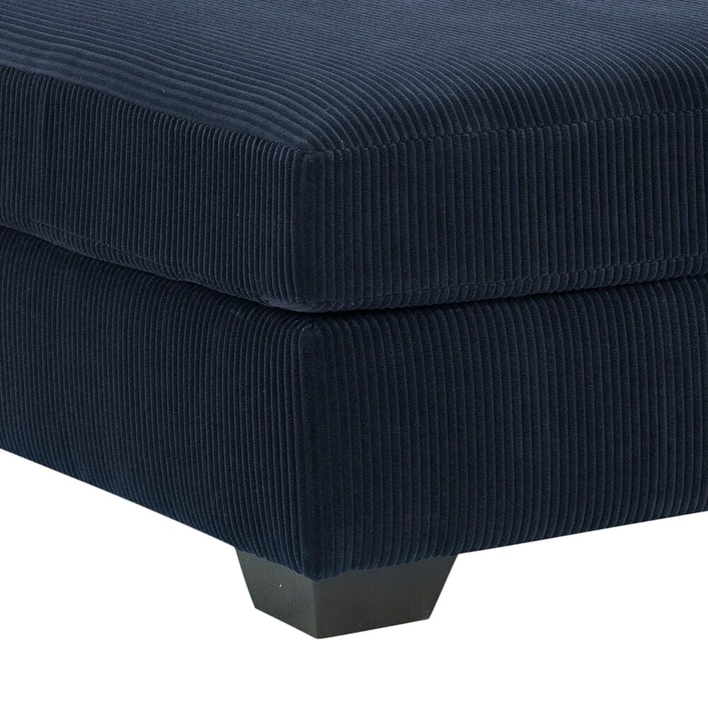 Ashley SimpleJoy Oversized Accent Ottoman in Navy, , large