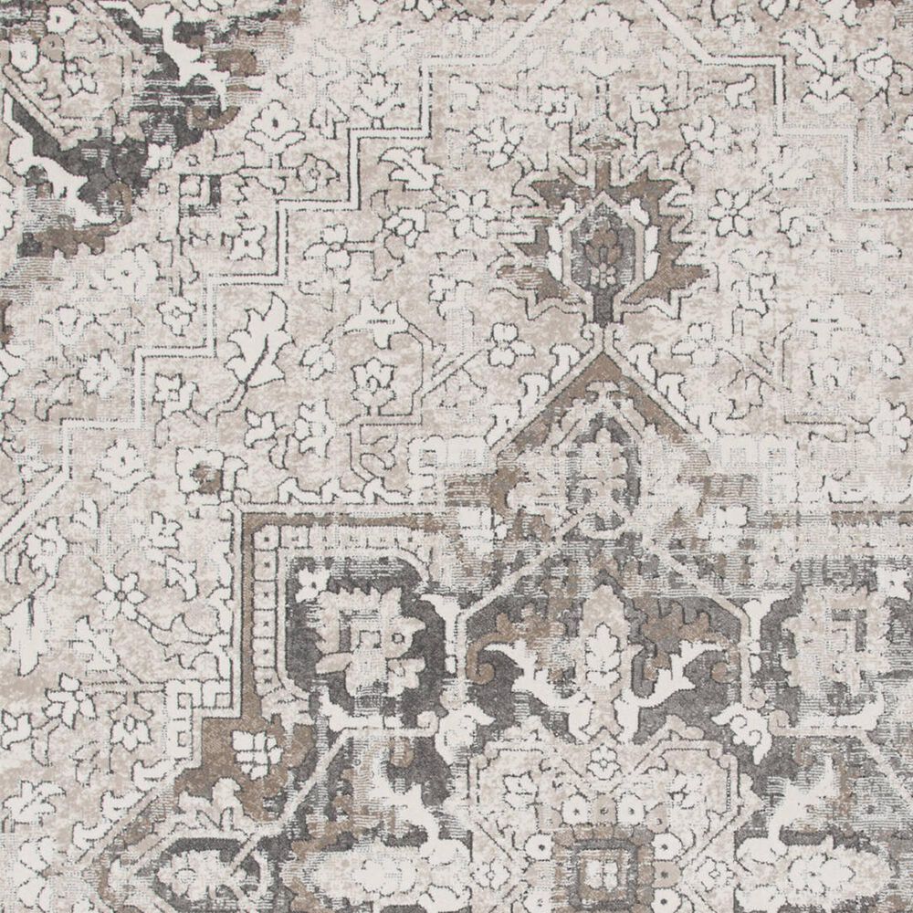 Central Oriental Clearwater Taylin 5&#39;3&quot; x 7&#39;7&quot; Biscuit and Oyster Area Rug, , large